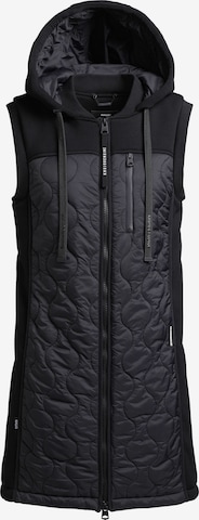 khujo Vest 'Fonda' in Black: front