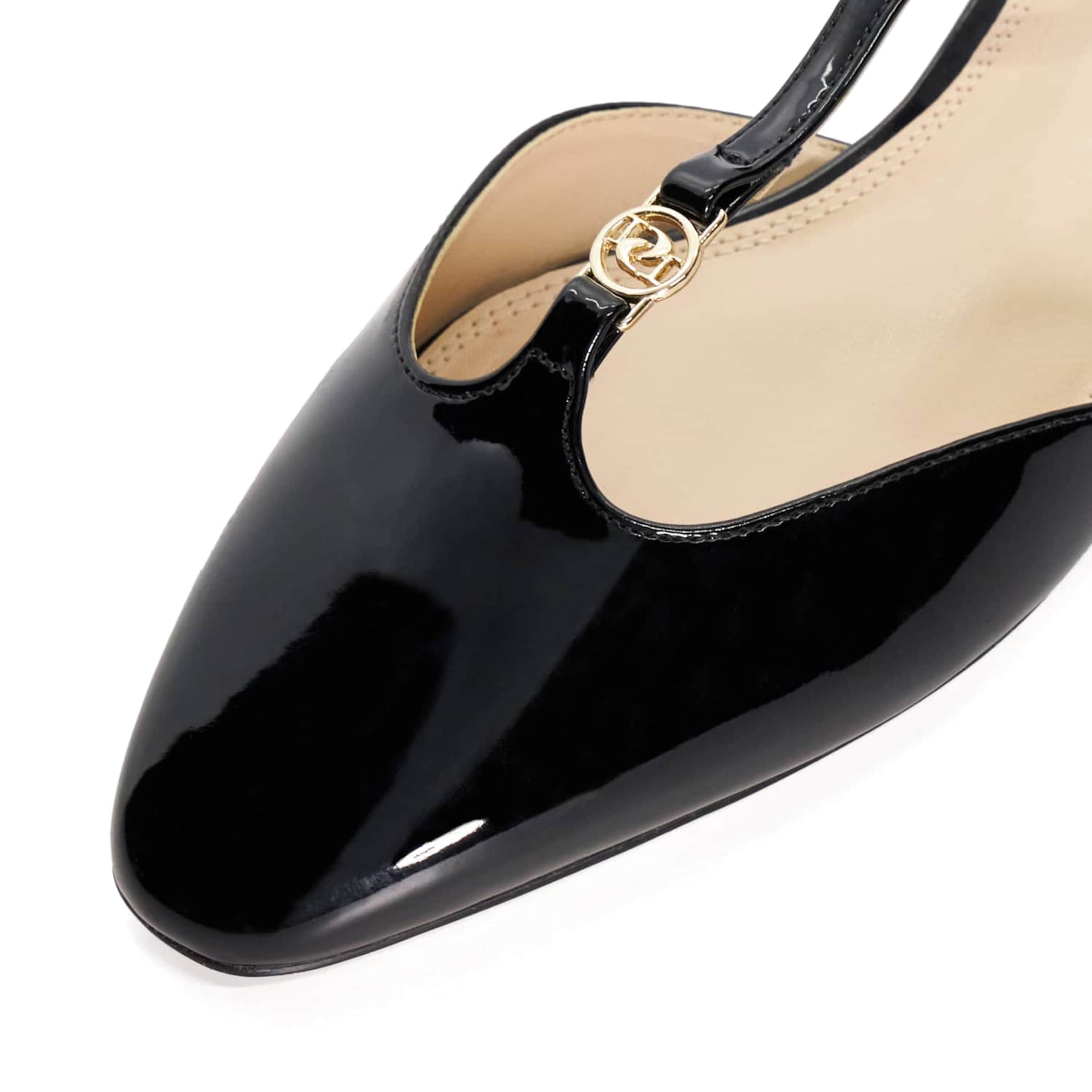 Ballerines à lanières Dune LONDON en noir