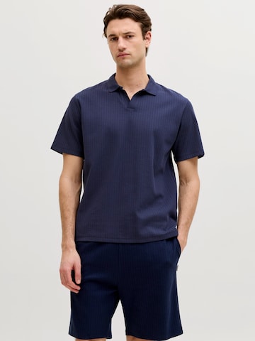 JJ Rebel Tričko 'JREBDENVER' – modrá: přední strana