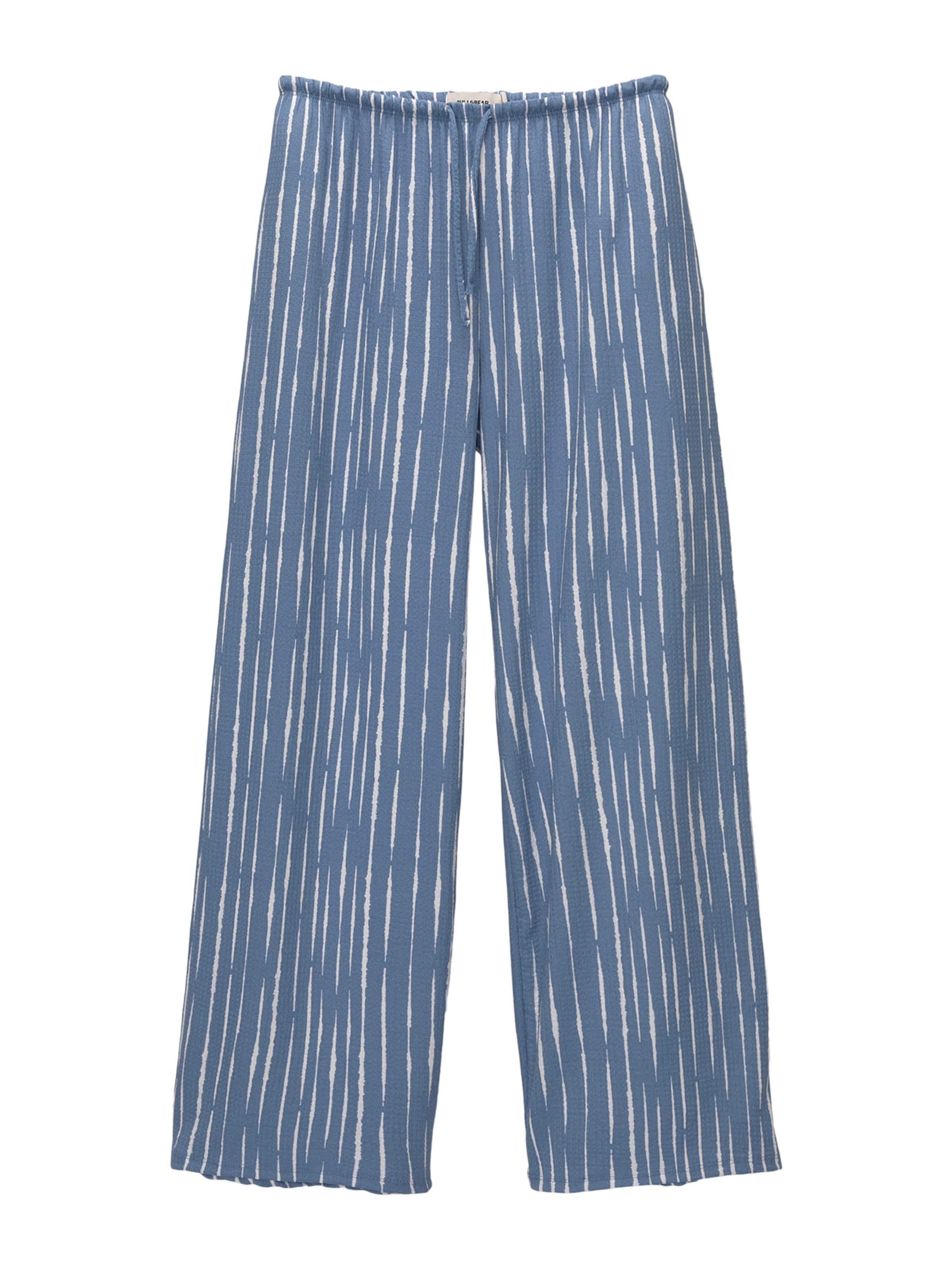 Pull&Bear Loosefit Hose in Blau: Vorderseite