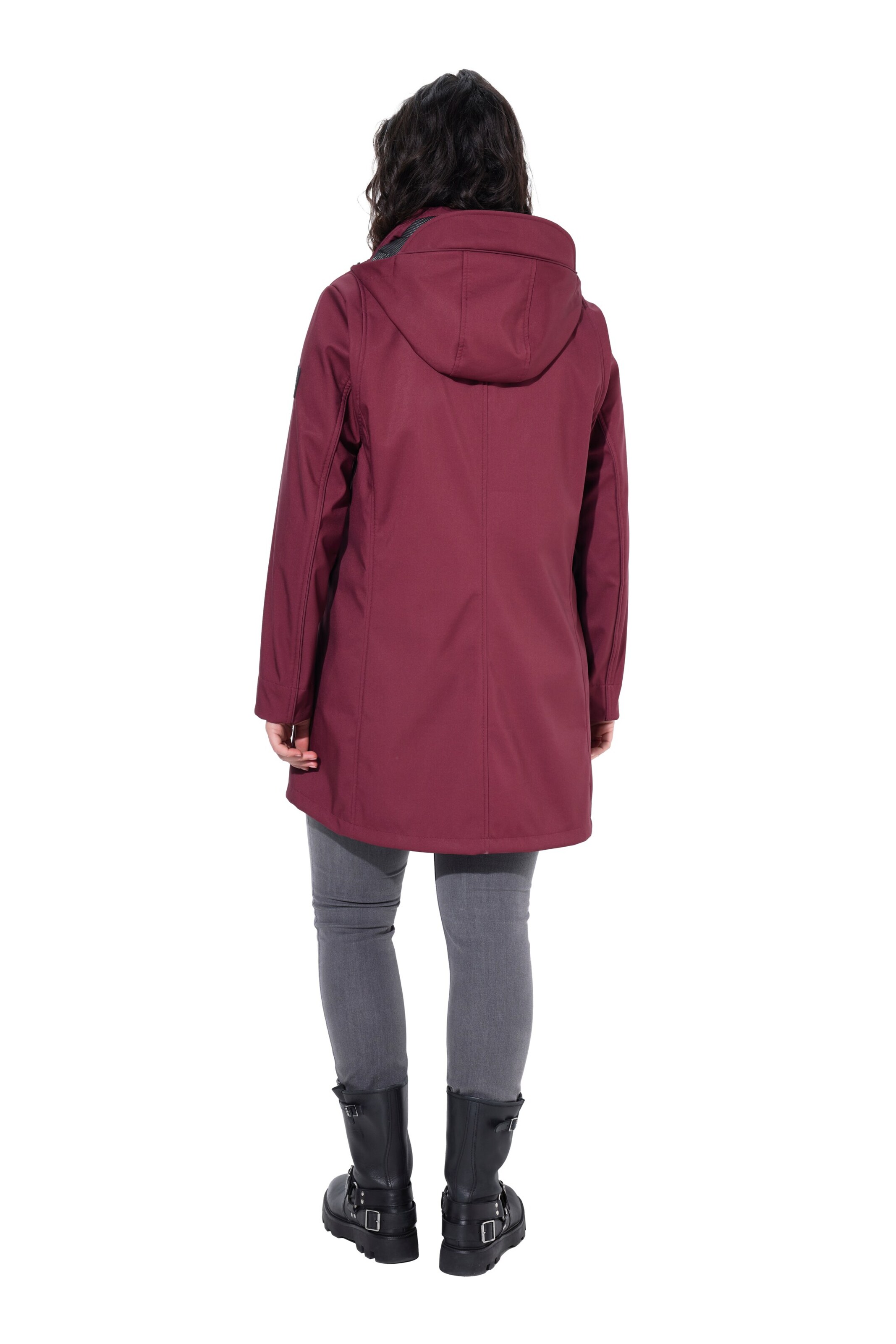 Ulla Popken Tussenmantel in Rood