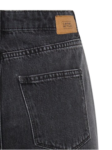 CAMEL ACTIVE Loosefit Barrel Jeans mit Gürtelschlaufen in Schwarz
