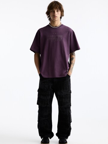 Pull&Bear T-Shirt in Lila
