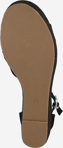 BULLBOXER Páskové sandály – černá