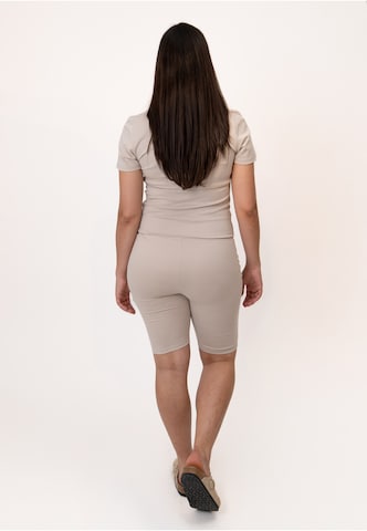OH APRIL - Camisa 'Kalina' em bege
