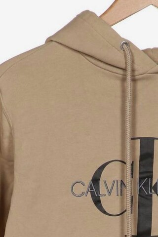 Calvin Klein Jeans Sweatshirt & Zip-Up Hoodie in M in Beige