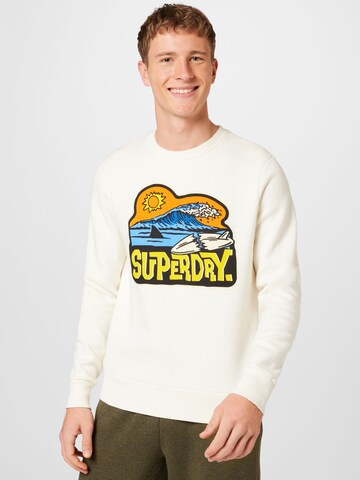 Superdry Sweatshirt i beige: forside