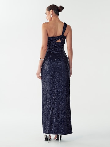 BWLDR Suknia wieczorowa 'Brodey' w kolorze niebieski: tył