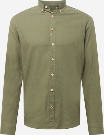 Kronstadt Regular fit Button Up Shirt 'Dean Diego' in Green: front