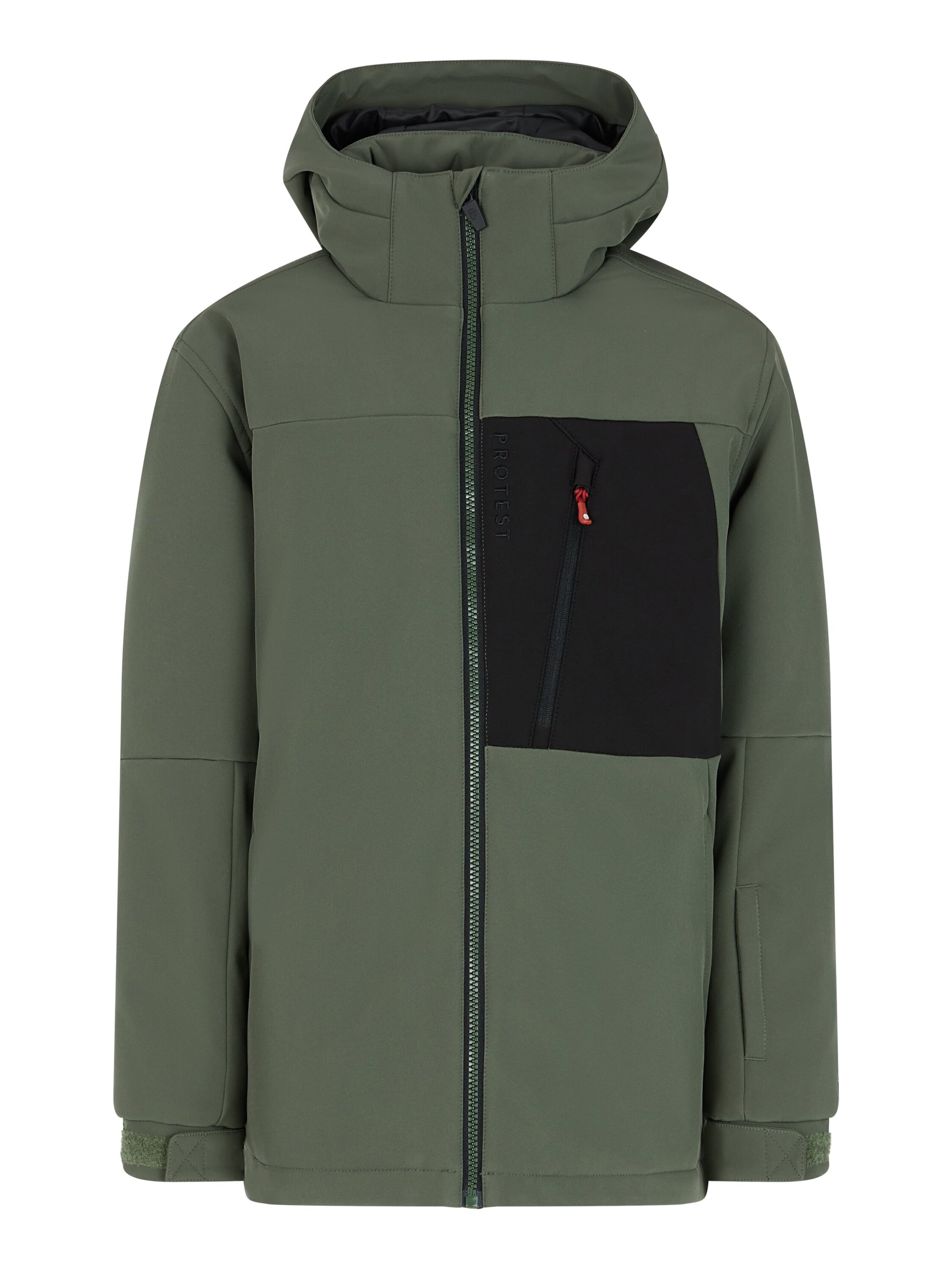 PROTEST Sportjacke 'PRTLEO JR'‌ in Grün: Vorderseite