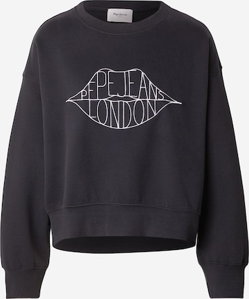 Pepe Jeans Sweatshirt in Grijs: voorkant