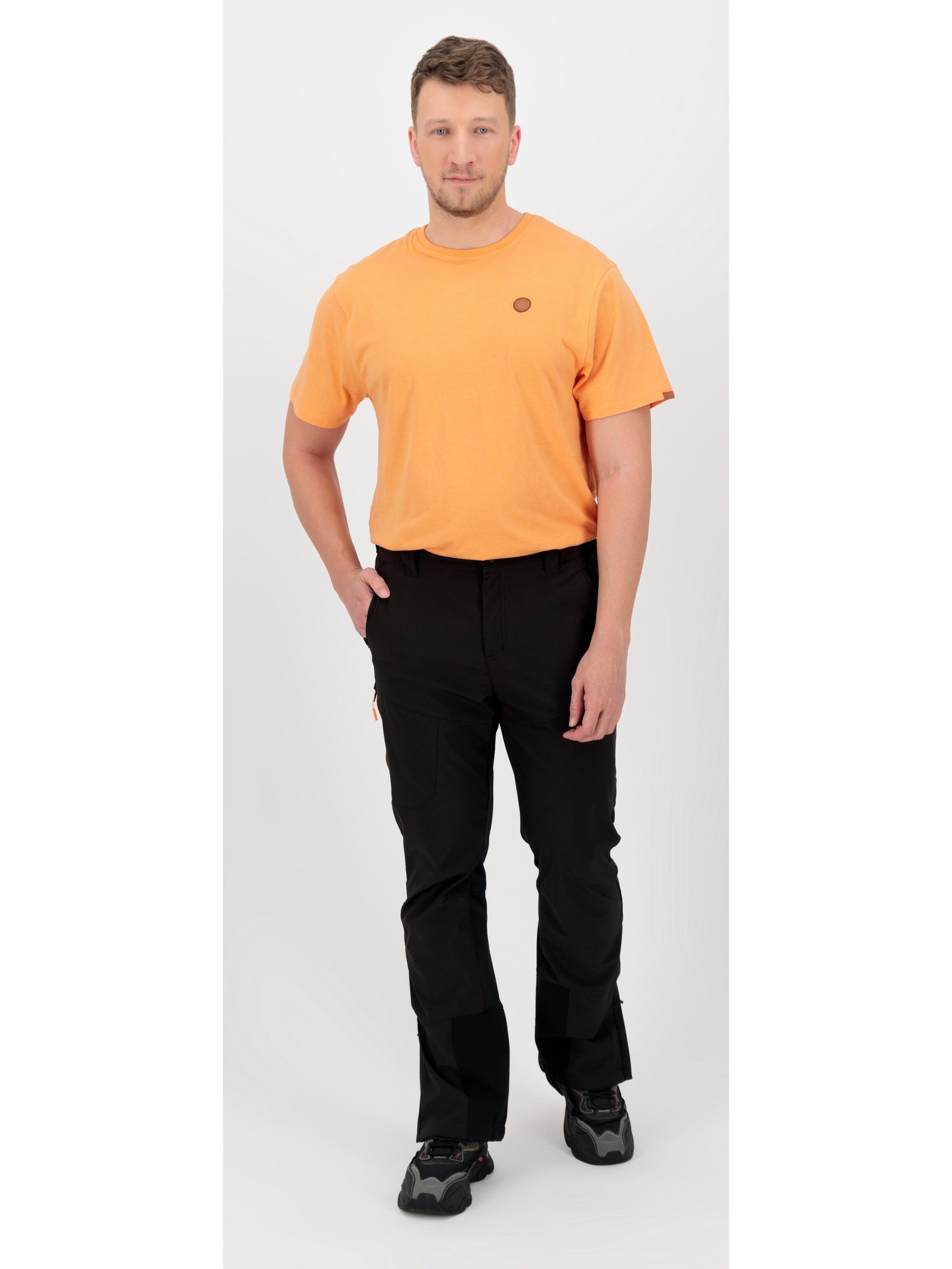 KILLTEC Slim fit Weatherproof pants 'KOW 48' in Brown