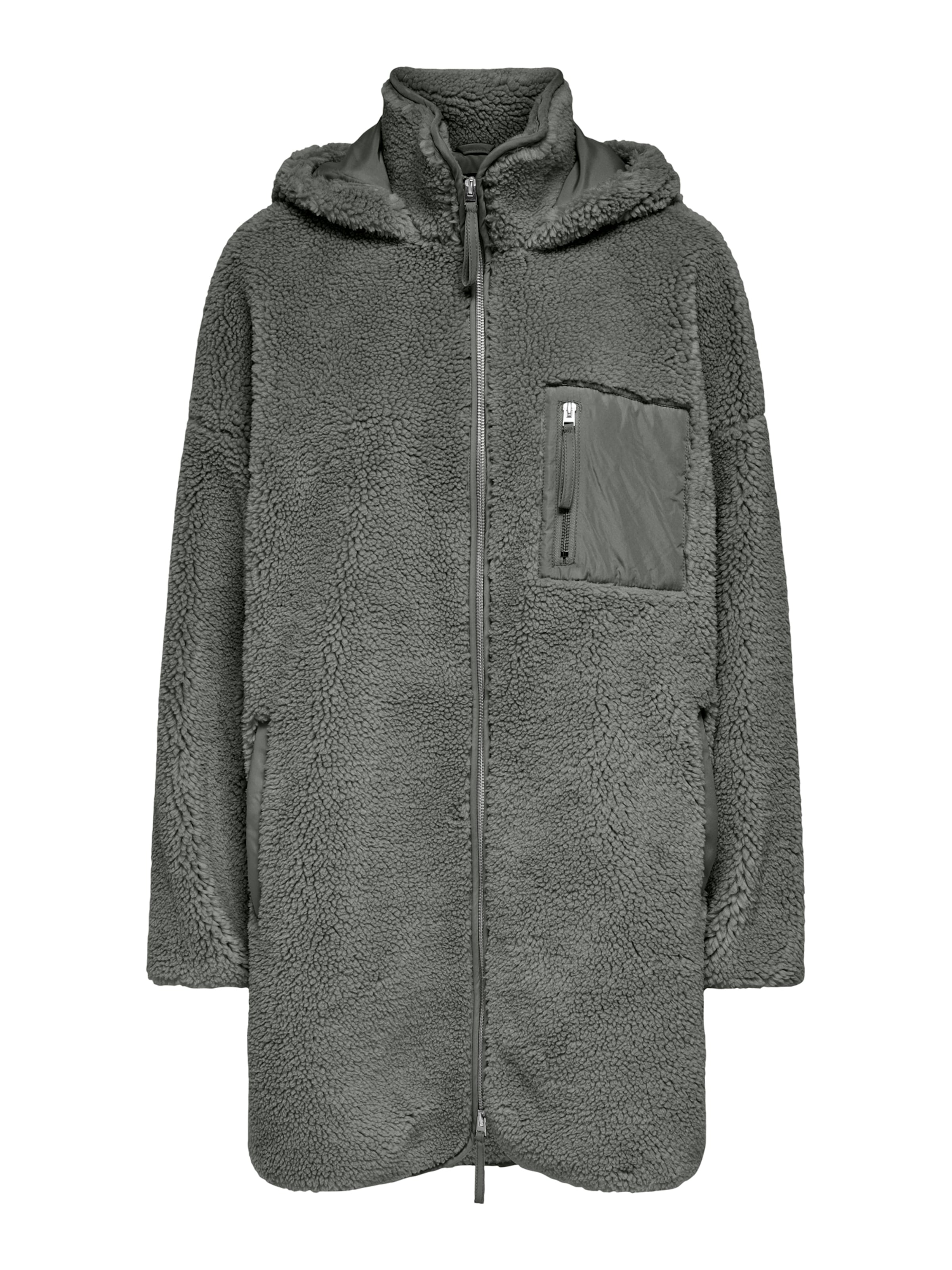 ONLY Kevad-sügismantel 'ONLSascha', värv hall: eest vaates