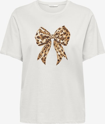 balta ONLY Marškinėliai 'ONLKITA': priekis