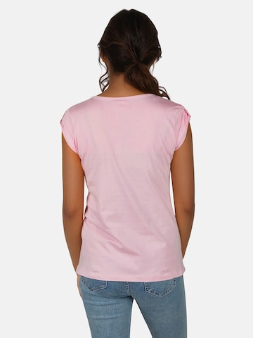 salzhaut T-Shirt 'BIIKE' in Pink