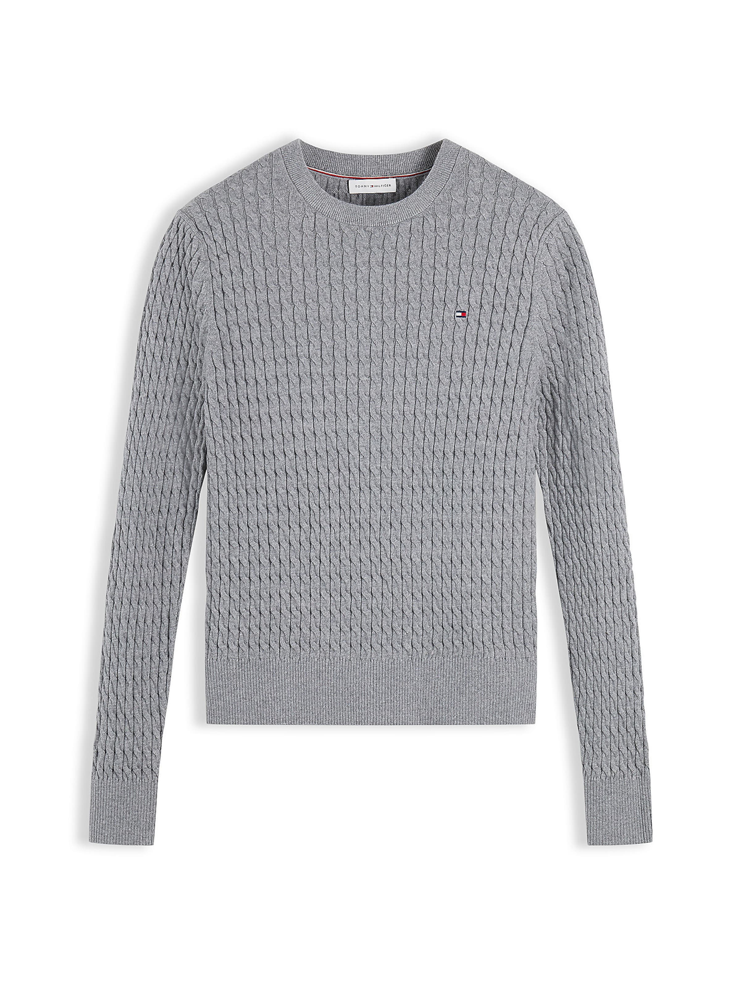 TOMMY HILFIGER Trui in Grijs: voorkant