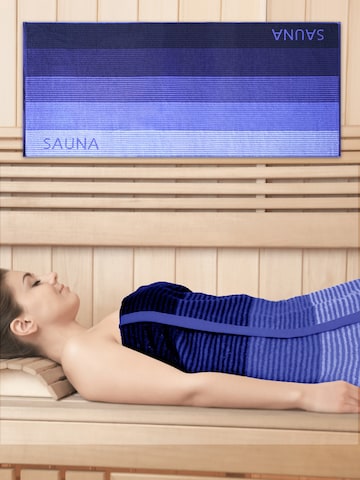 Lashuma Handtuch 'Helsinki'‌‌‌ in Blau