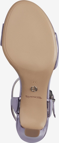 TAMARIS Strap sandal in Purple