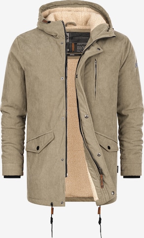 Veste d’hiver 'Ledley' INDICODE JEANS en beige : devant