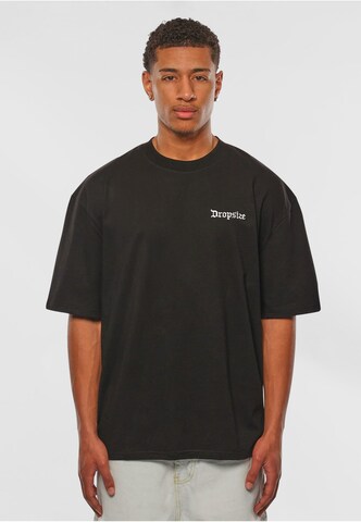 T-Shirt 'Raised In Heaven' Dropsize en noir : devant