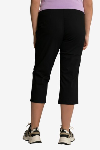 Coupe slim Pantalon 'Mony' Ulla Popken en noir