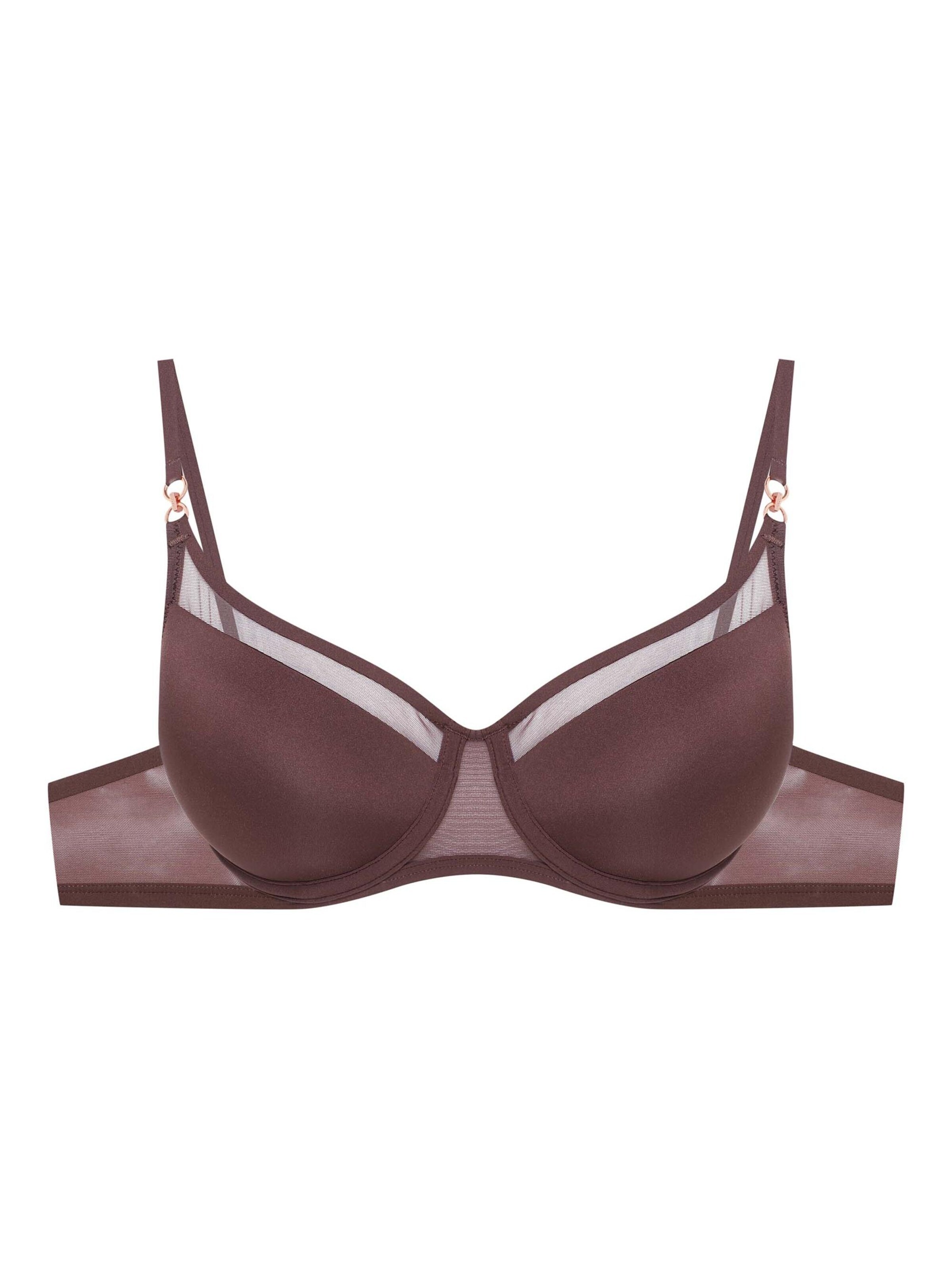 Push-up Reggiseno 'Ova' di ESOTIQ in marrone