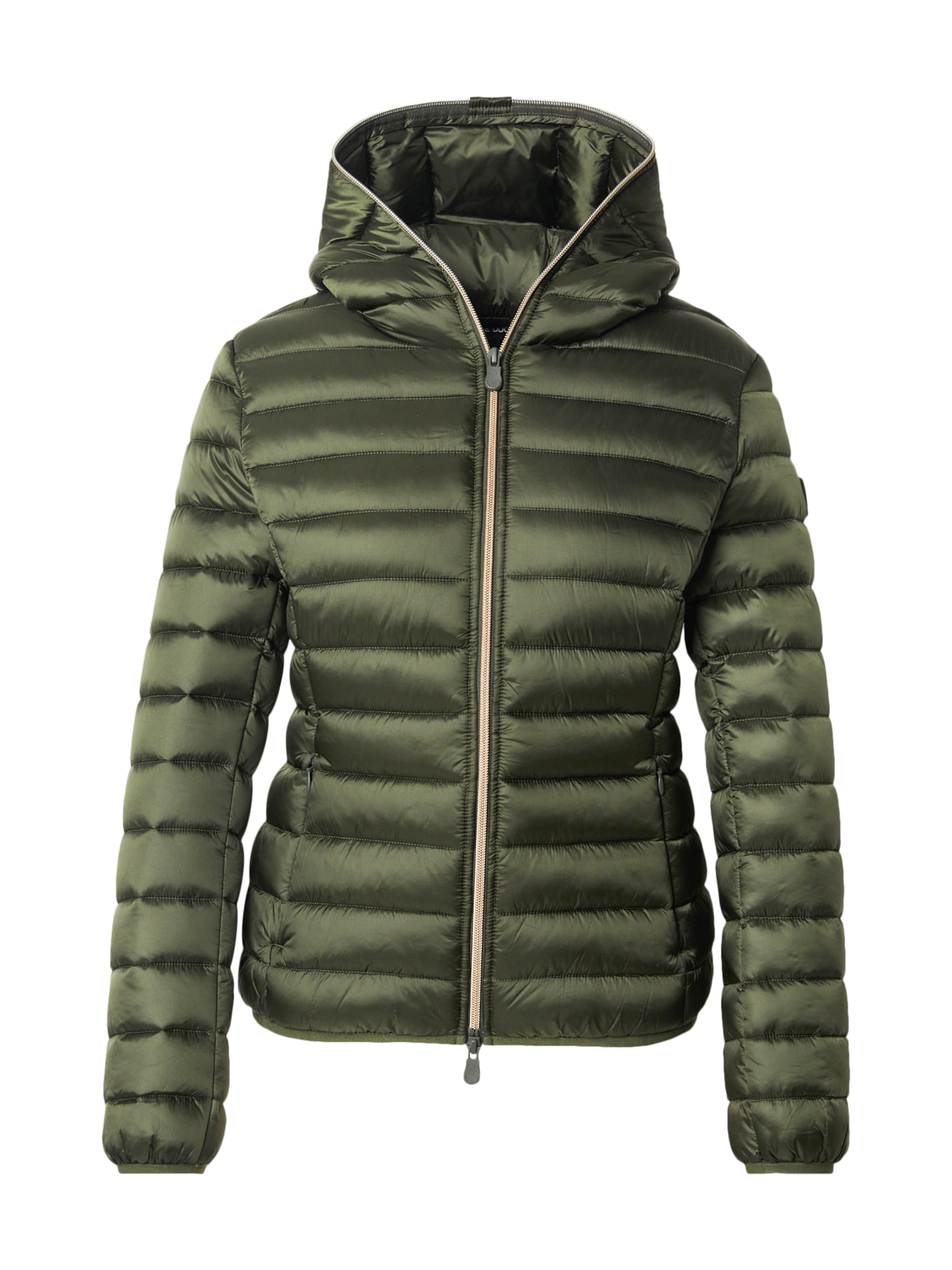 SAVE THE DUCK Přechodná bunda 'ALEXIS' – zelená: přední strana