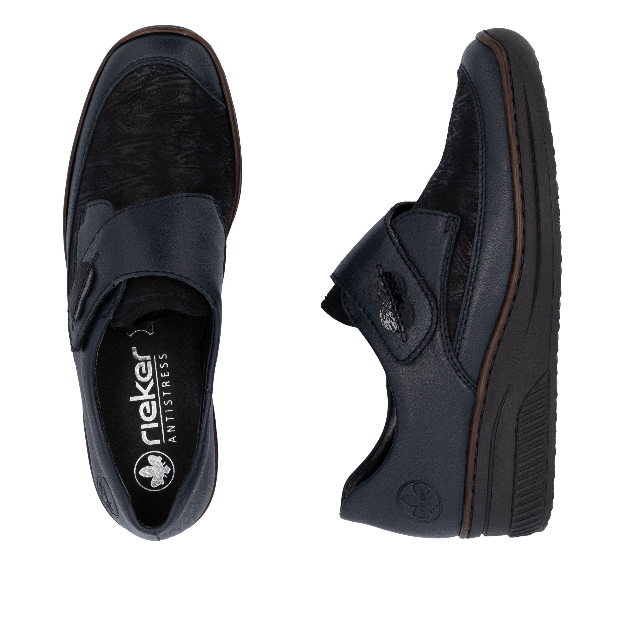 Rieker Schnürschuh in Blau