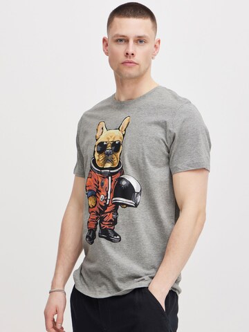 BLEND - Camiseta en gris: frente