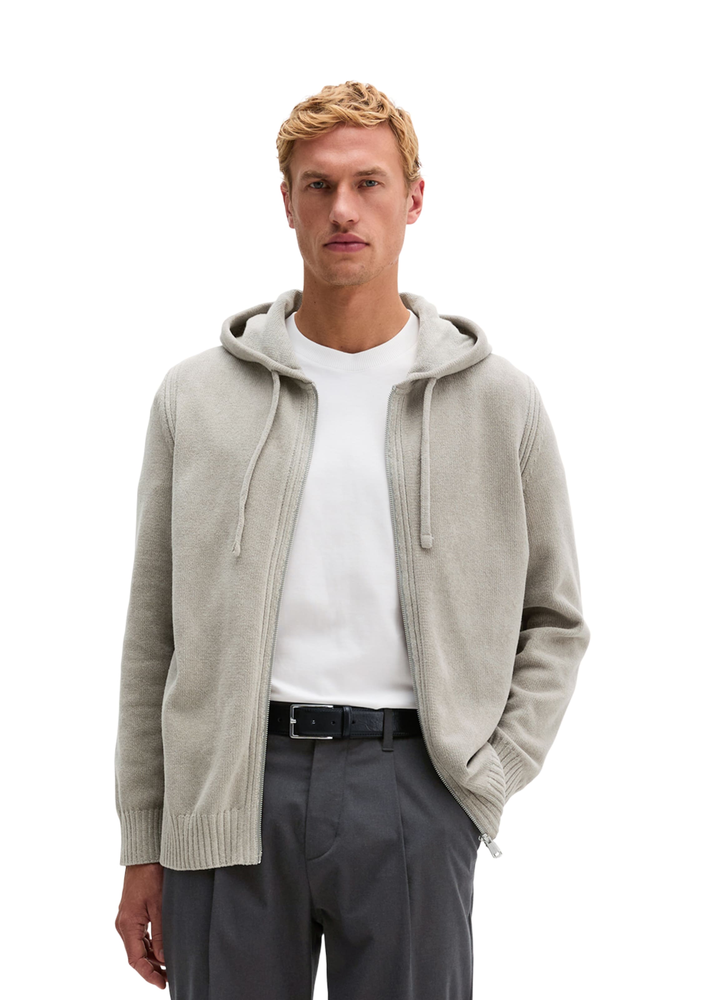 Marc O'Polo Strickjacke in Braun: Vorderseite