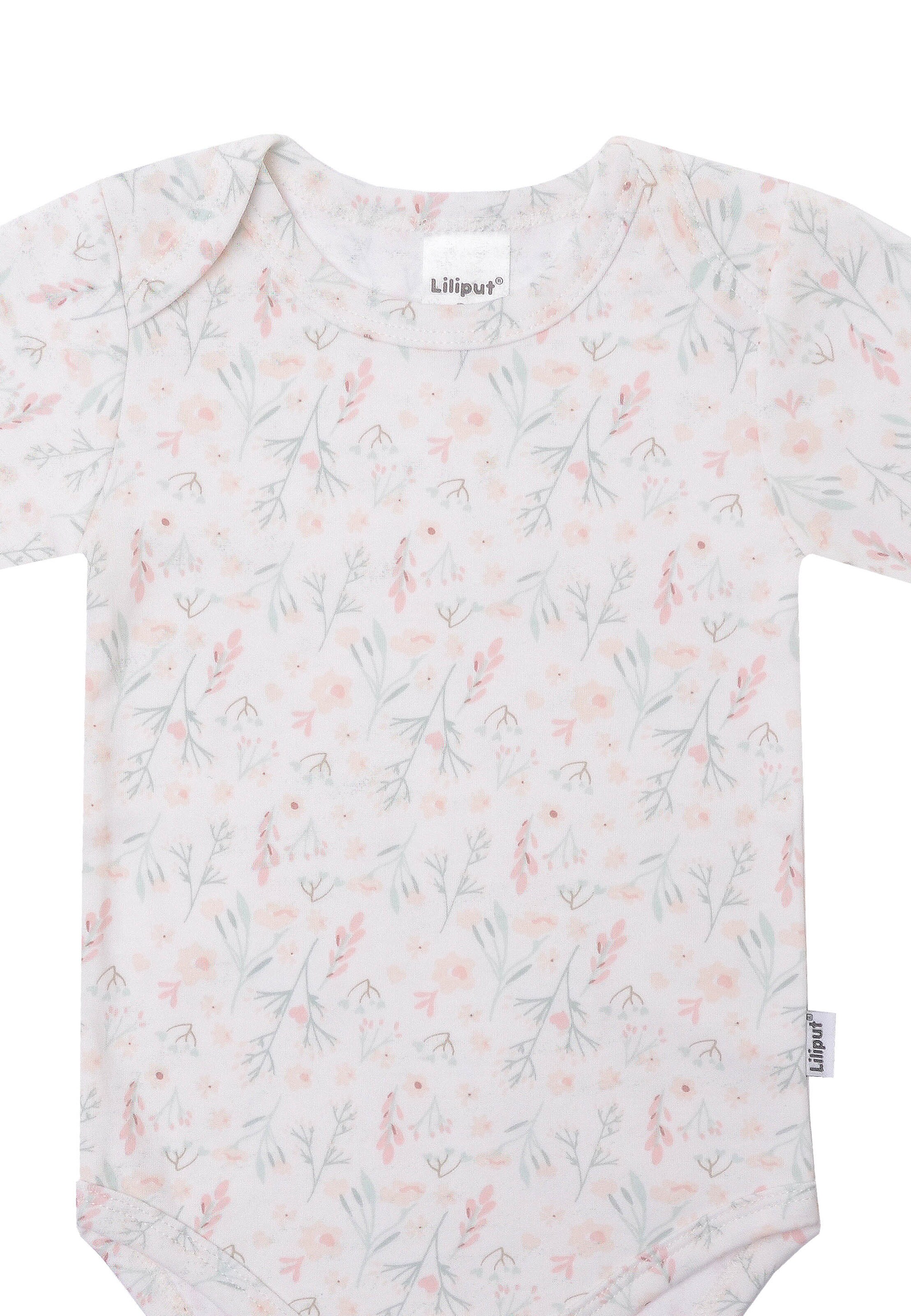 LILIPUT Romper/Bodysuit 'Blümchen und rosé' in Pink