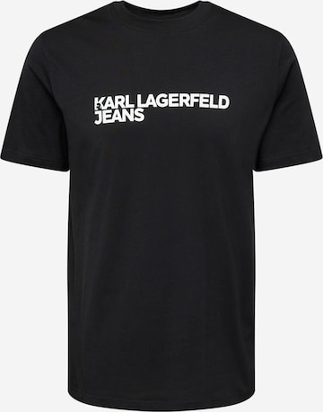 KARL LAGERFELD JEANS - Camisa em preto: frente