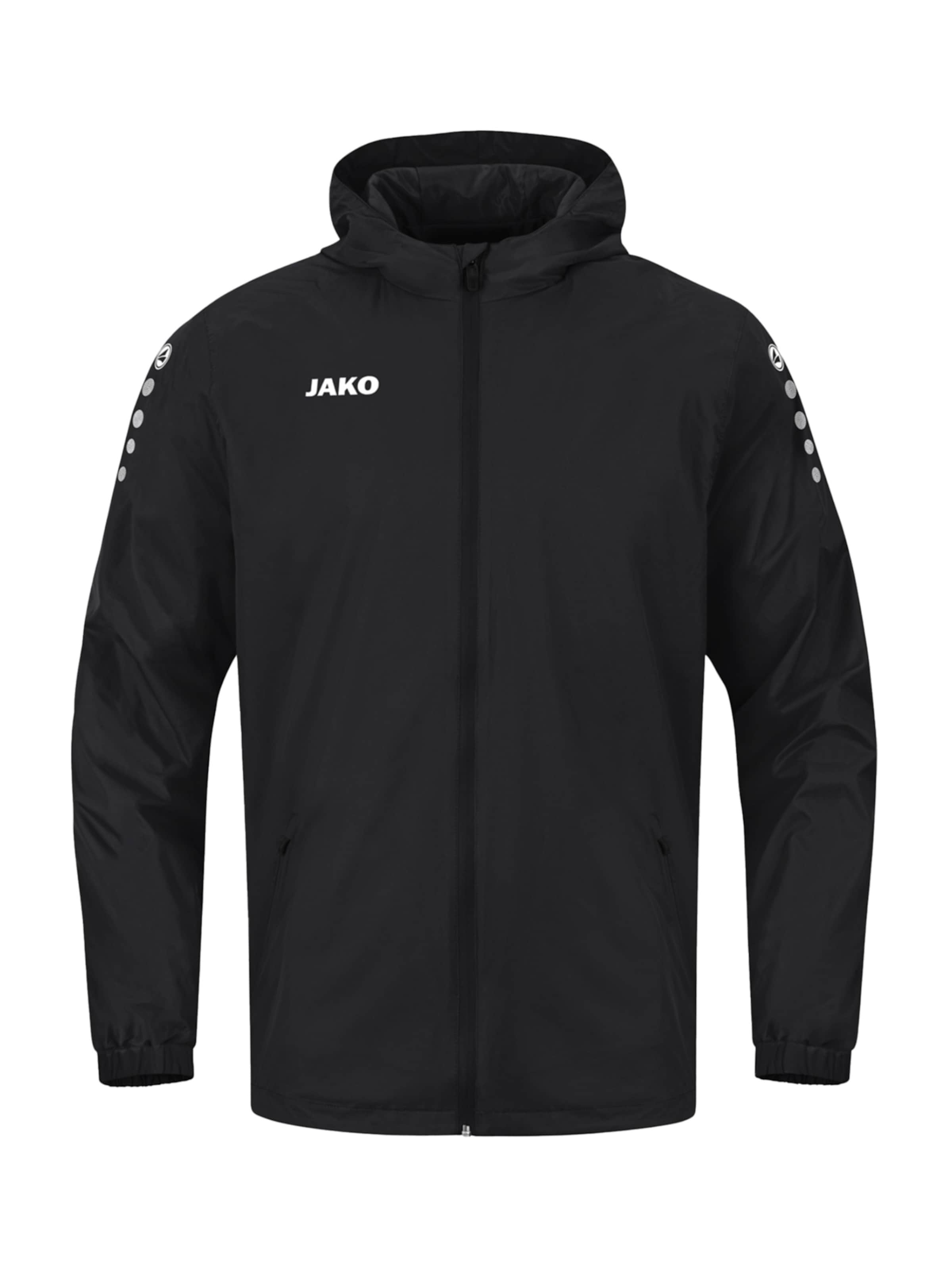 JAKO Sportjacke 'Team 2.0' in Schwarz: Vorderseite