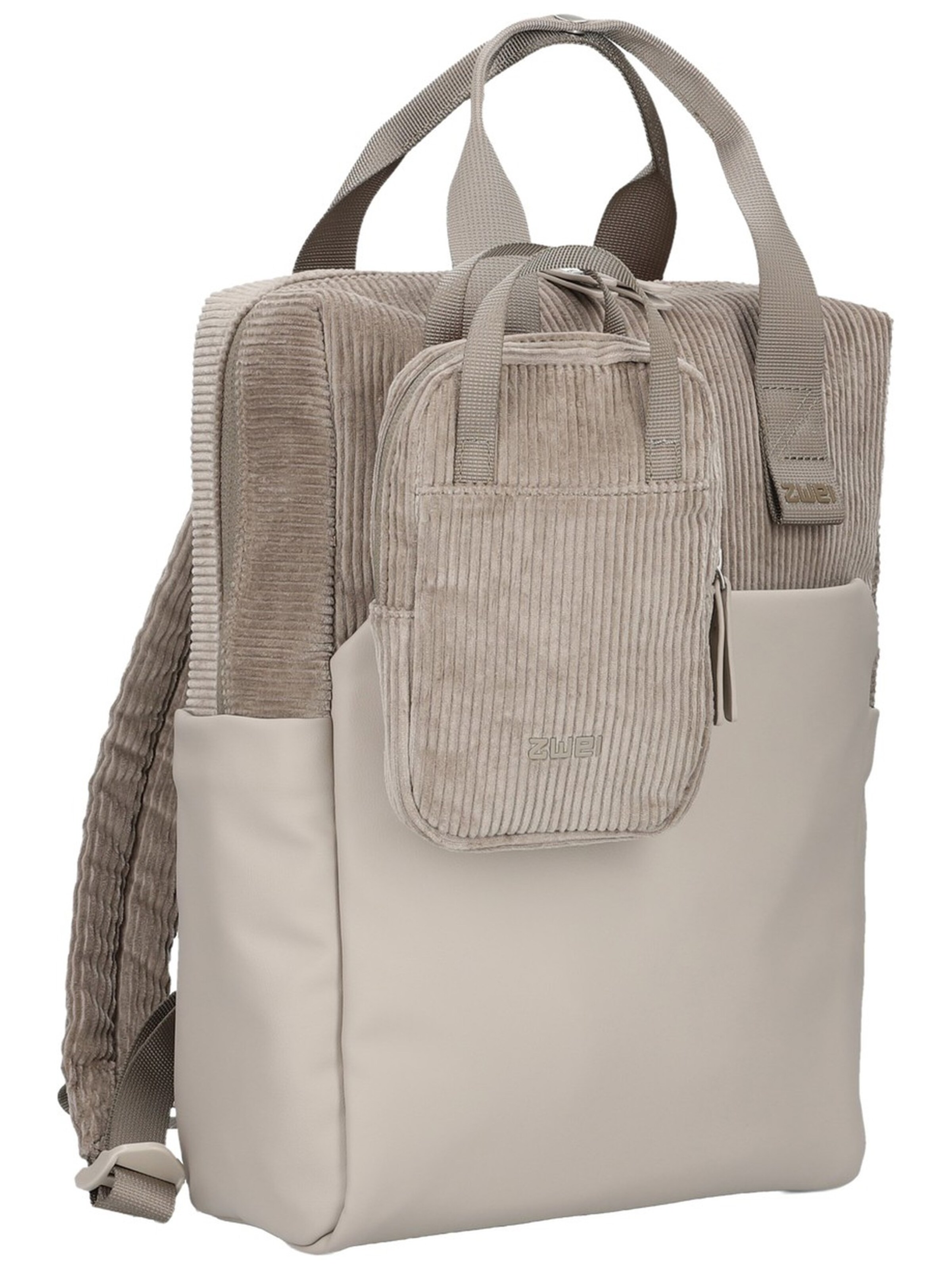 ZWEI Rucksack 'Lou' in Beige: Vorderseite