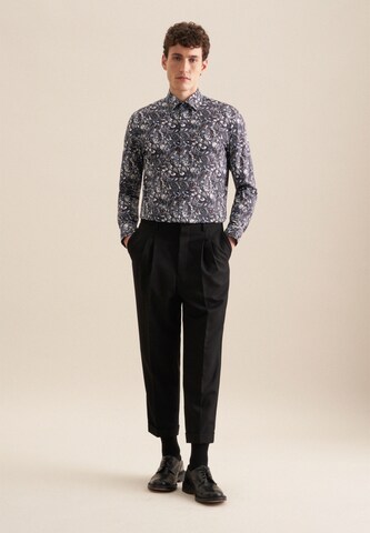 SEIDENSTICKER Slim Fit Hemd 'Smart Performance' in Lila
