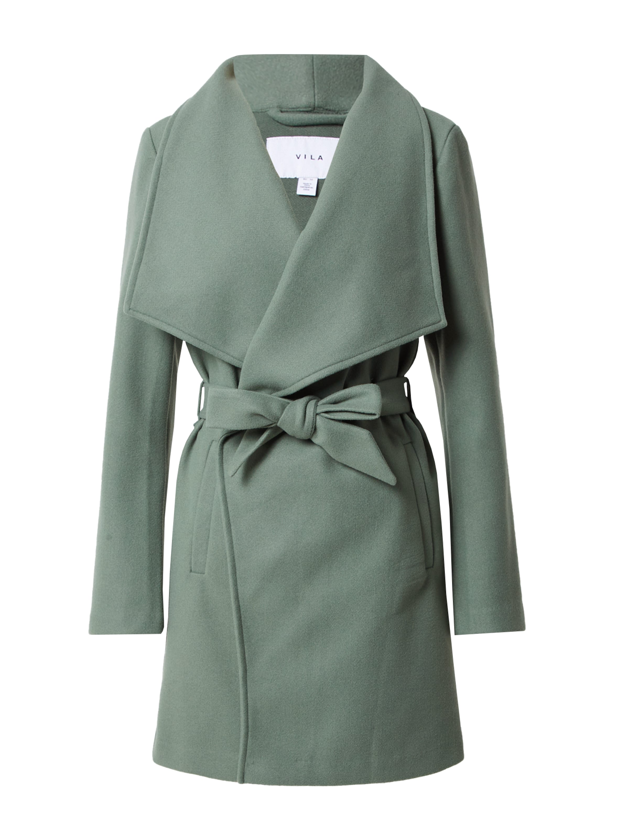 VILA Átmeneti kabátok 'COOLEY' - zöld: elől