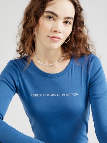 UNITED COLORS OF BENETTON Shirts i blå