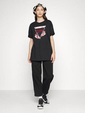 Jordan Υπερμέγεθες μπλουζάκι σε μαύρο