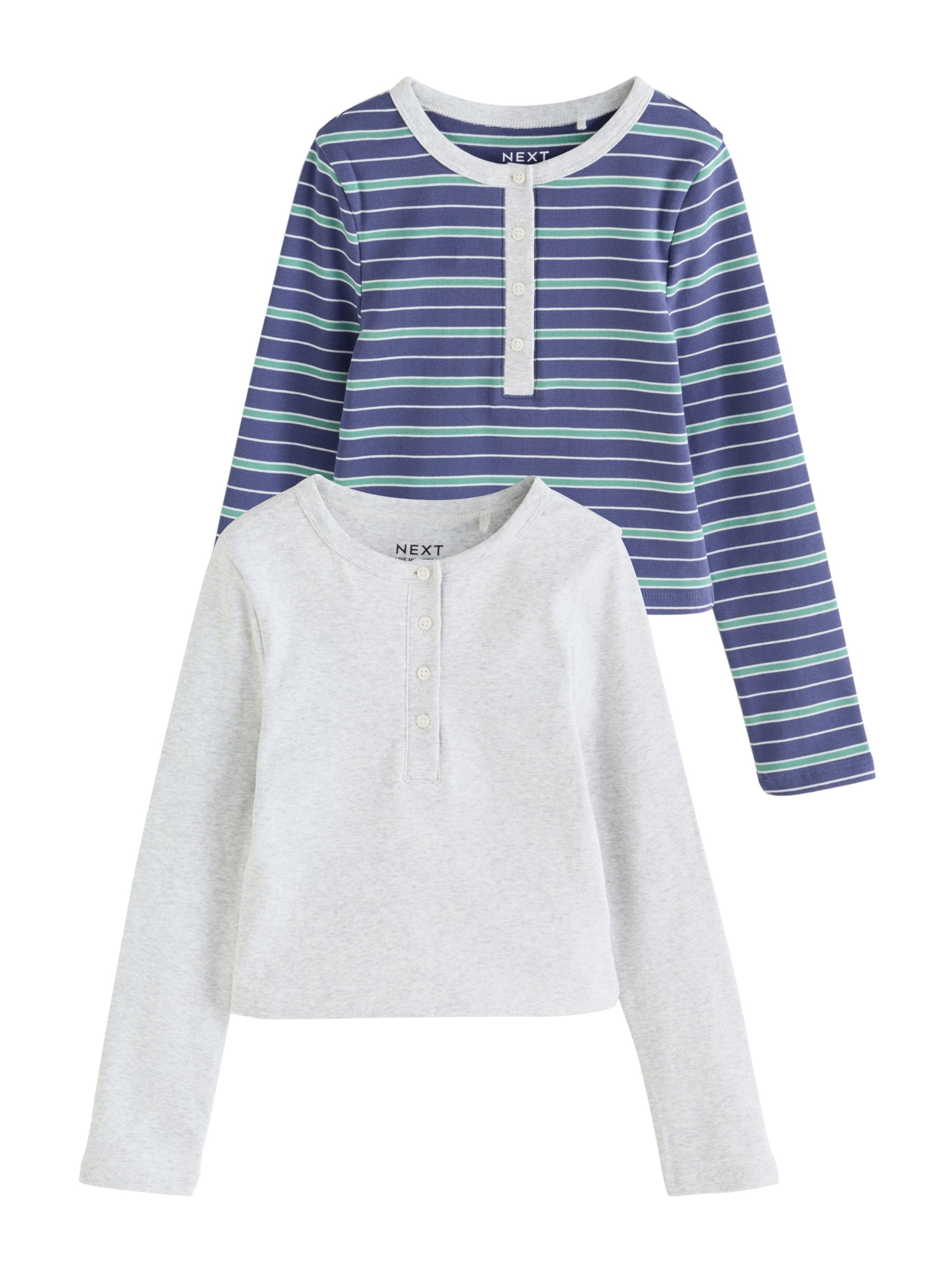 Next - Camiseta en azul: frente