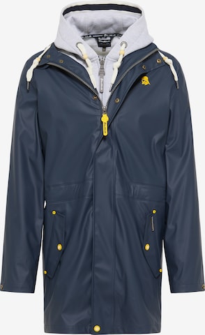 Schmuddelwedda Between-Seasons Parka in Blue: front