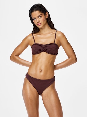 PIECES Bandeau Bikinioverdel 'PCKaya' i brun