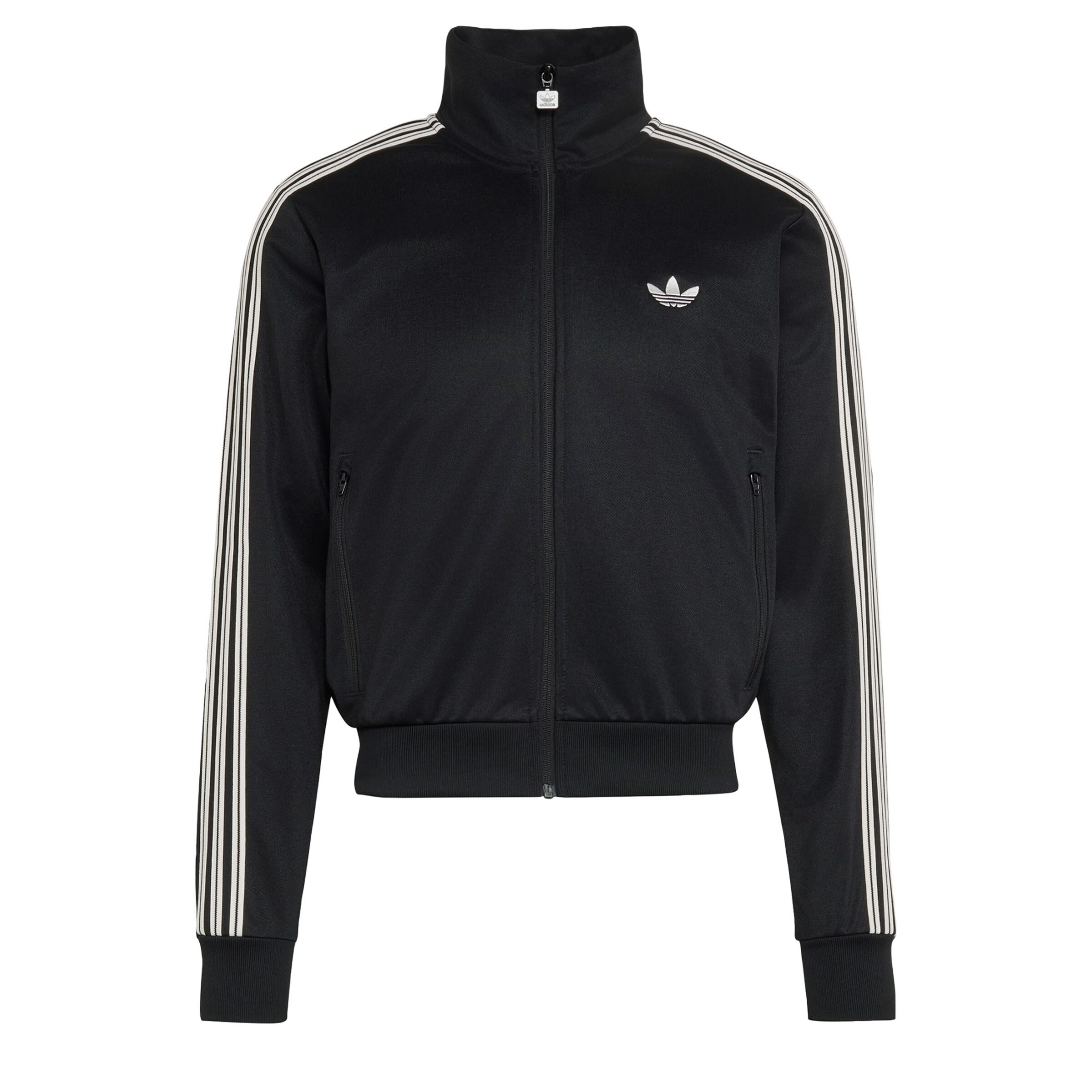 ADIDAS ORIGINALS - Casaco em moletão 'Beckenbauer' em preto: frente