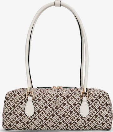 TOMMY HILFIGER Schultertasche in Braun: Vorderseite