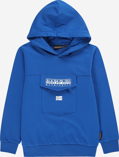 NAPAPIJRI Sweatshirt 'B-CREE' in blau / weiß, Produktansicht