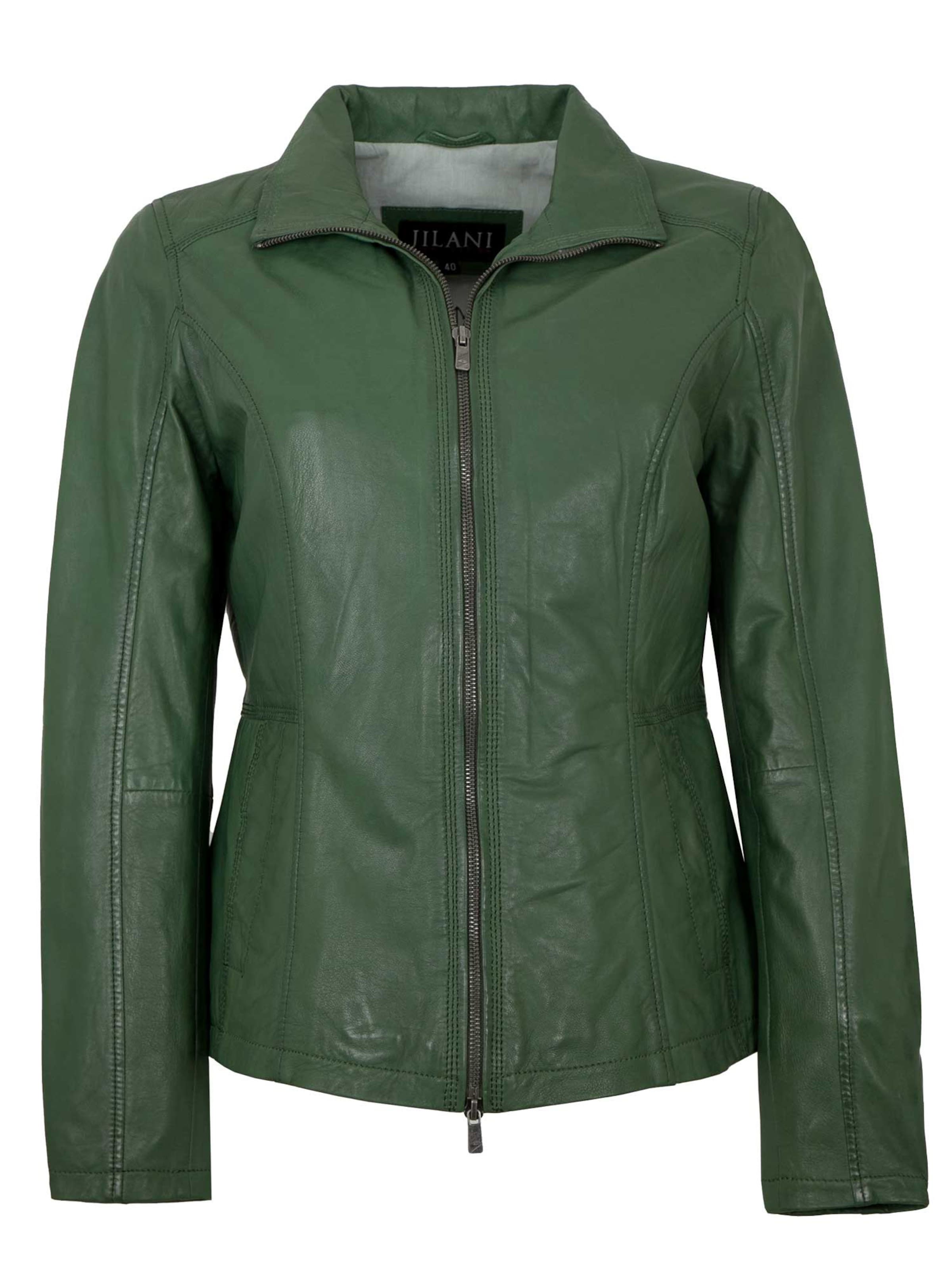 Jilani Between-Season Jacket 'Kaja' in Green: front