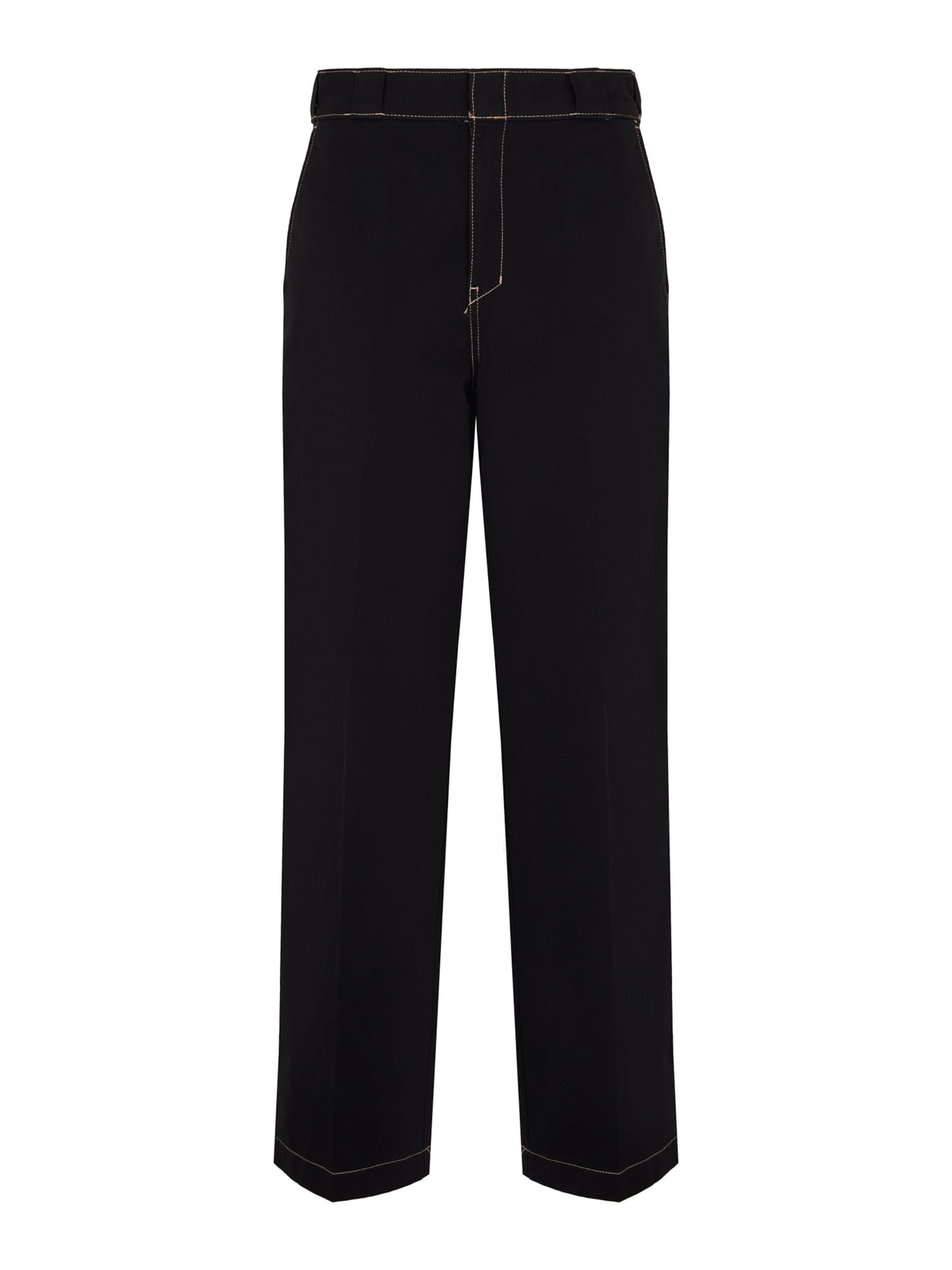 DICKIES Avar lõige Püksid 'Riverbend', värv must: eest vaates