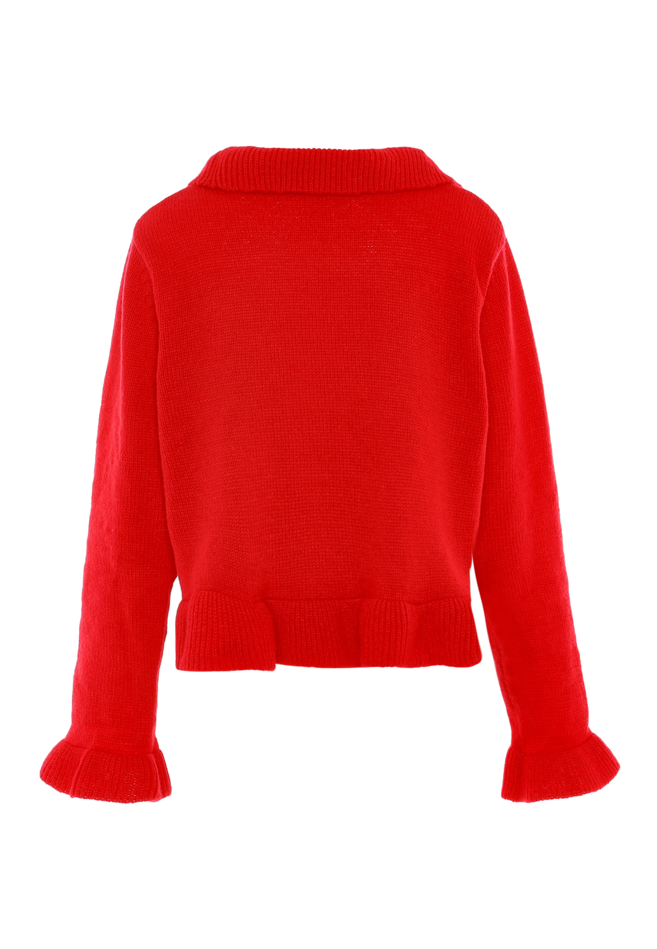 aleva Knit cardigan in Red
