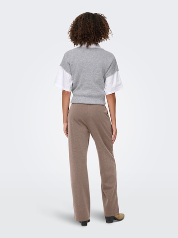 Wide leg Pantaloni con piega frontale 'JDYRISSO' di JDY in marrone