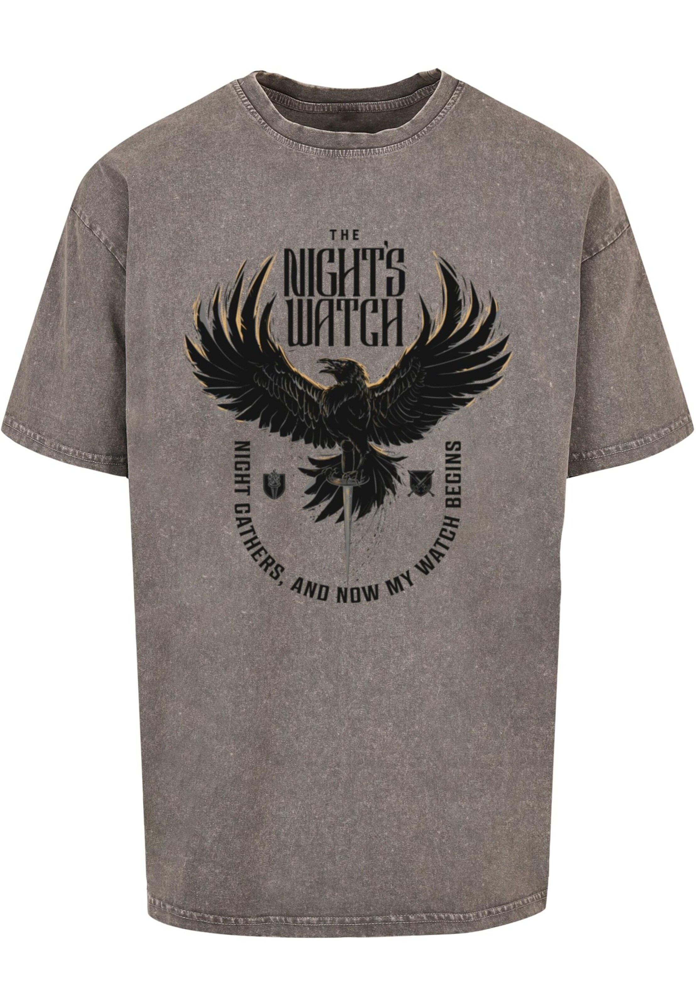 ABSOLUTE CULT Shirt 'Game Of Thrones' in Grey: front