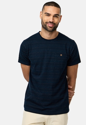 INDICODE JEANS Shirt 'INHelmuth' in Blau: Vorderseite